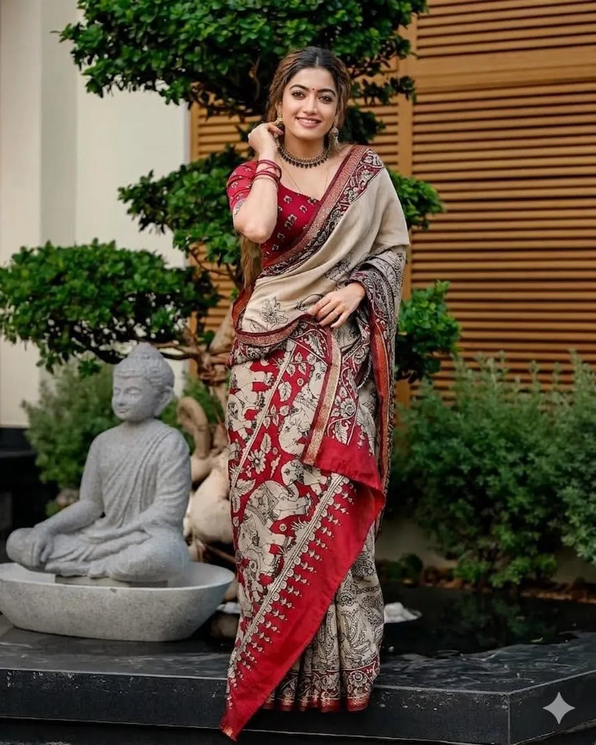 TRADITIONAL KALAMKARI SAREE