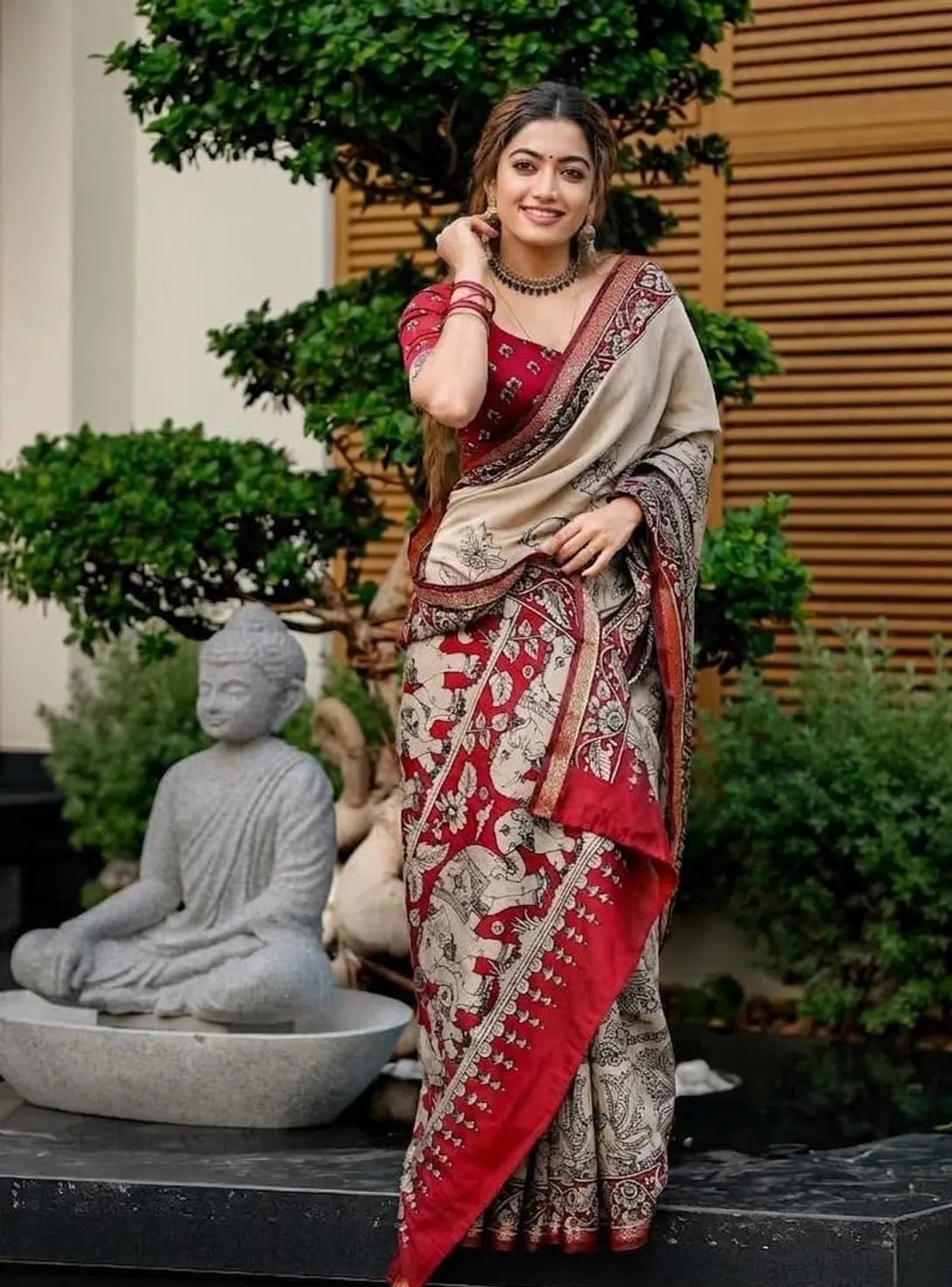 TRADITIONAL KALAMKARI SAREE