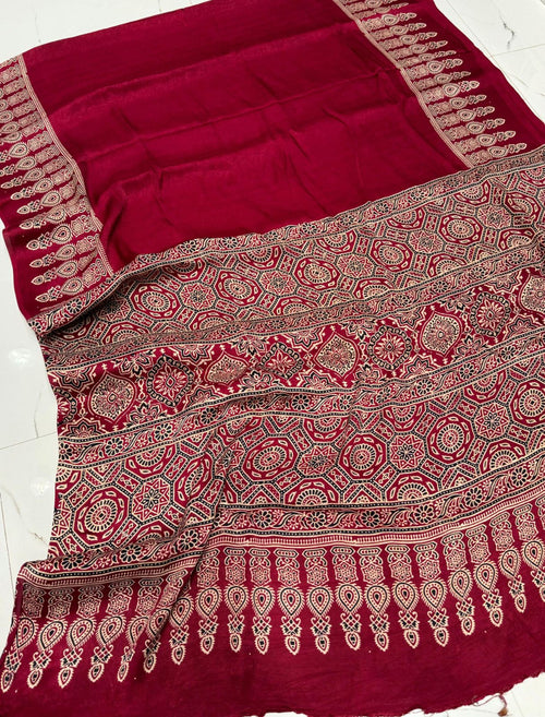 AJRAKH SAREE..