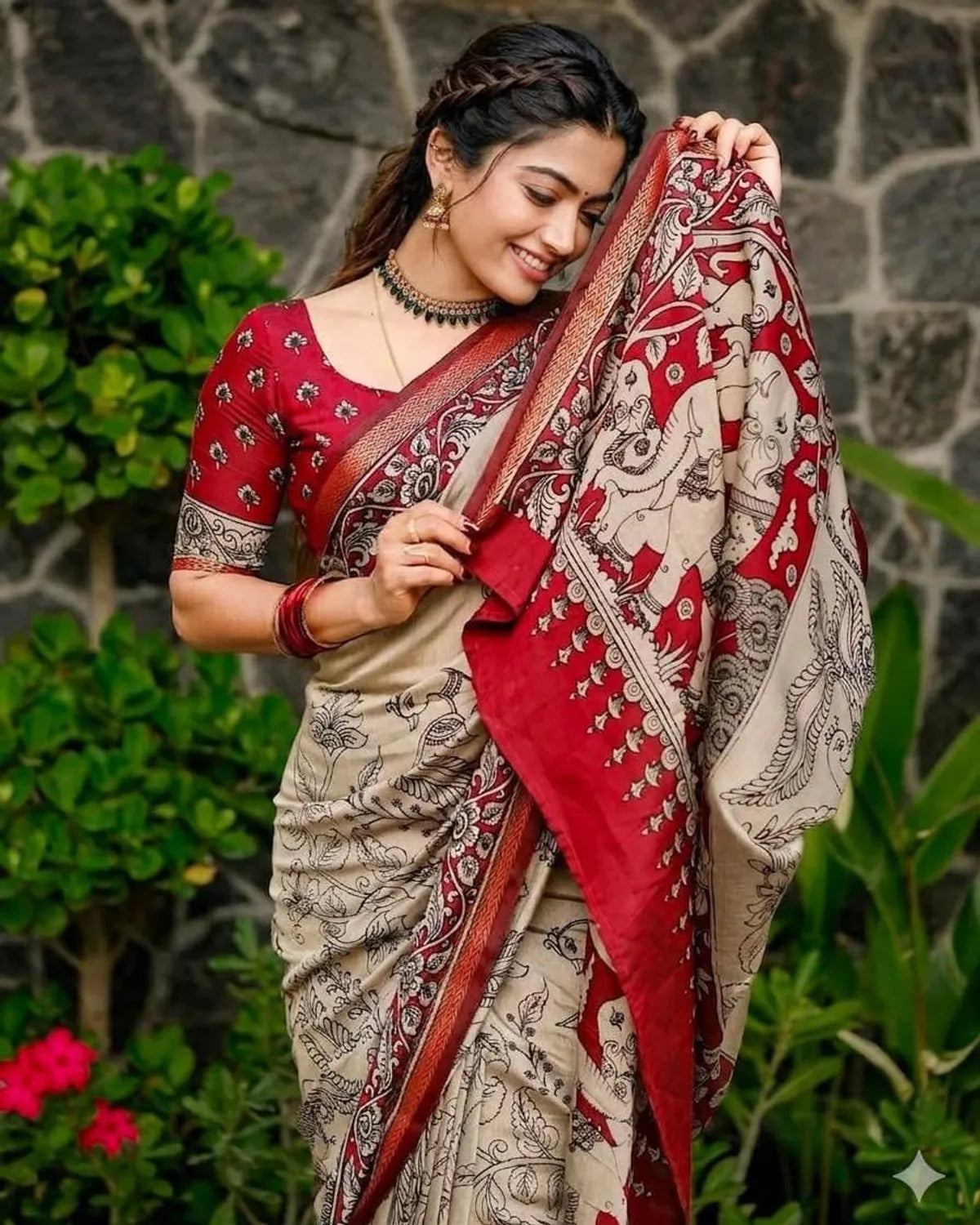 TRADITIONAL KALAMKARI SAREE
