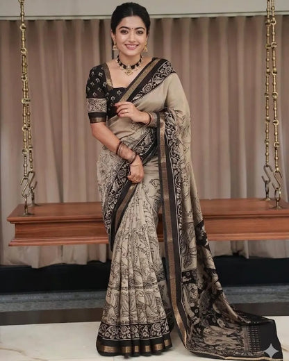 TRADITIONAL KALAMKARI SAREE
