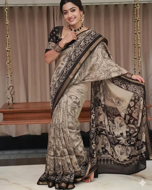 TRADITIONAL KALAMKARI SAREE